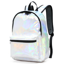 2019 New Minimalist Ultralight Waterproof  Korean Holographic Charging Backpack USB for Girls